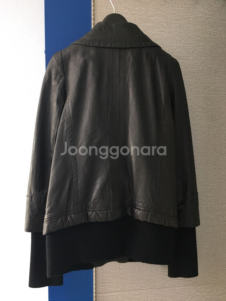 오즈세컨 블랙 양가죽자켓 44(1)사이즈 가격내림--2