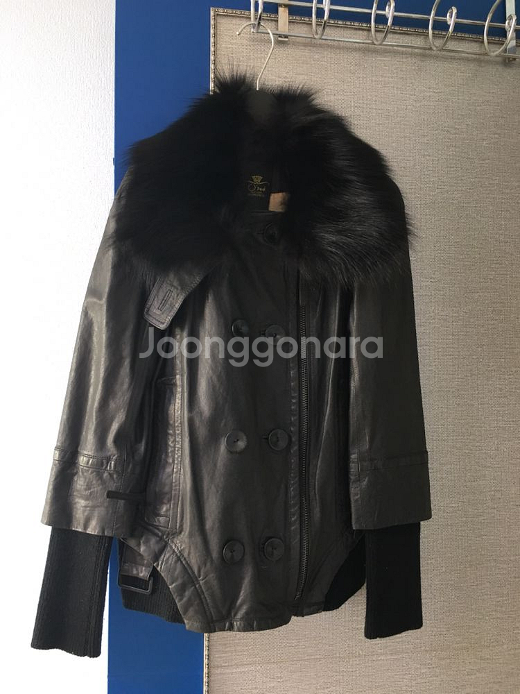 오즈세컨 블랙 양가죽자켓 44(1)사이즈 가격내림--4