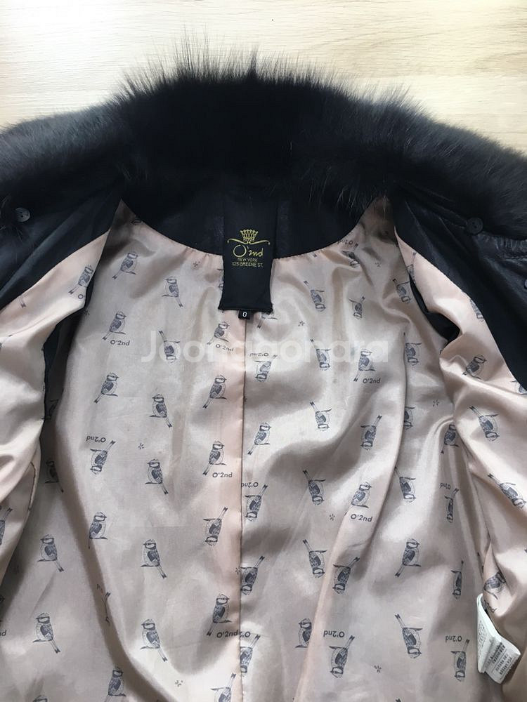 오즈세컨 블랙 양가죽자켓 44(1)사이즈 가격내림--5