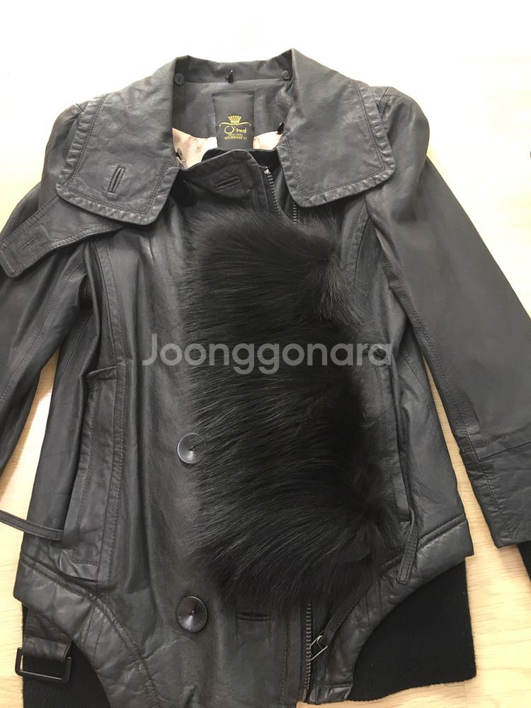 오즈세컨 블랙 양가죽자켓 44(1)사이즈 가격내림--6