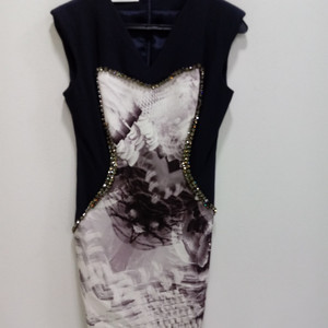 여성 미샤 실크 럭셔리 원피스 (44-슬림55)