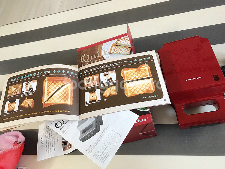 레꼴뜨 샌드위치메이커--1