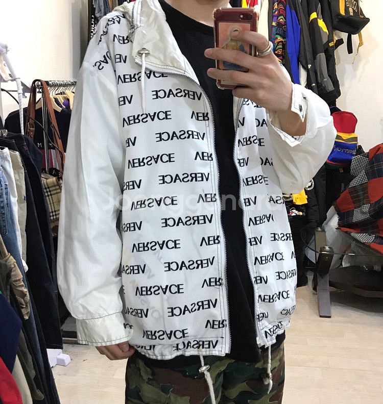 Versace(베르사체)90’s 진스뀌띠르 스펠아웃자켓--0