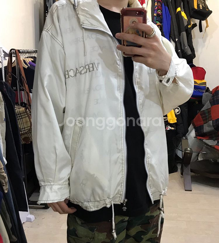 Versace(베르사체)90’s 진스뀌띠르 스펠아웃자켓--1
