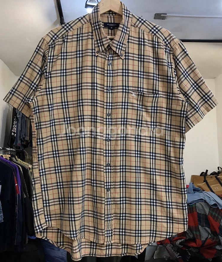 Burberry(버버리)정품 90’s 노바체크 패턴셔츠--0