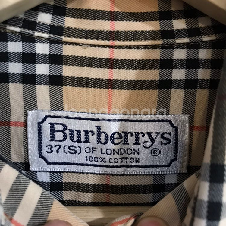 Burberry(버버리)정품 90’s 노바체크 패턴셔츠--2
