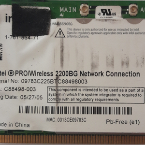 노트북용 랜카드 PROWireless 2200BG