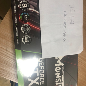 [미개봉]RTX2080 블랙몬스터 판매합니다