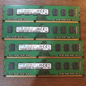 8GB 2Rx8 PC3 12800U RAM판매합니다