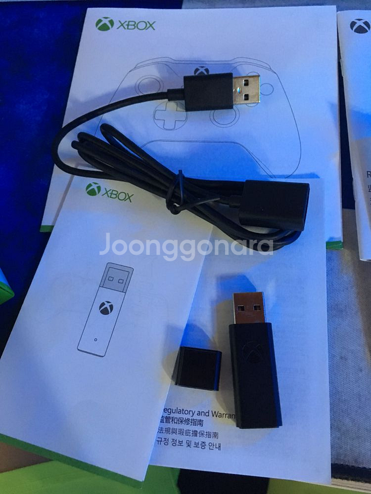XBOX ONE S 엑박패드 무선 블루투스 팝니다--5