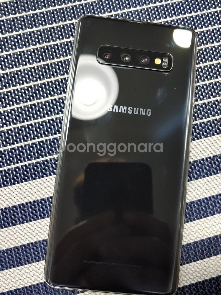 G975 갤럭시S10+ 128기가 블랙 팝니다--0