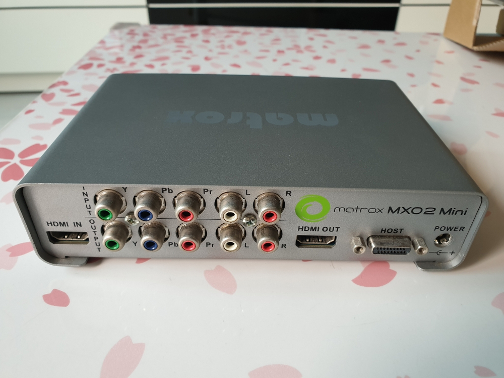 matrox mxo2 mini 풀구성 미사용 이미지