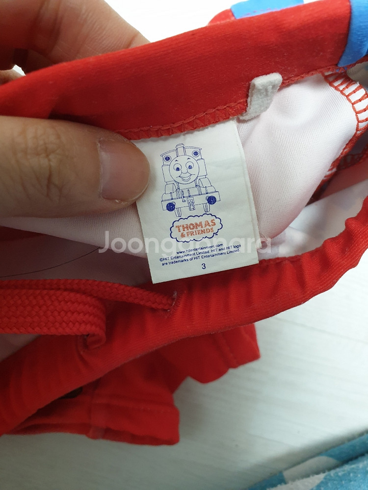 토마스2~3세용수영복과모자--1