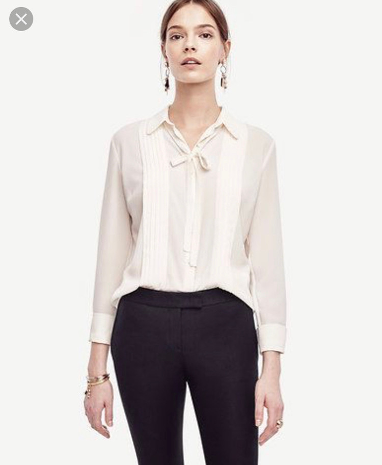 앤테일러 블라우스 ann taylor--0