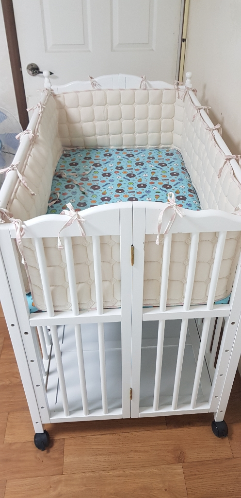 보니따아기침대(가드포함)   부산개금동직거래--1