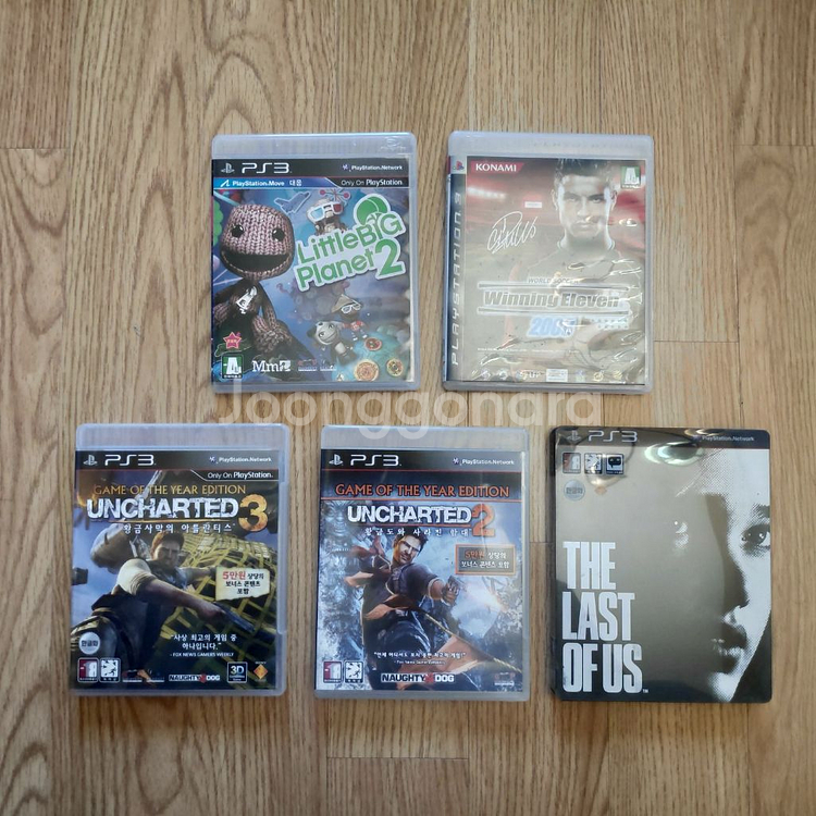 [PS3]2505A 160GB + 타이틀 5개 일괄판매--1