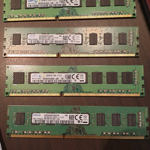 삼성 8 GB ddr3 Ram 램 4개 판매 