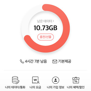 SKT 데이터 팝니다(인증샷 확인하세요~)