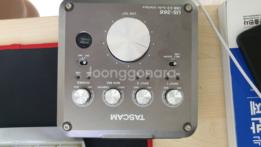 tascam us-366 오디오 인터페이스--0