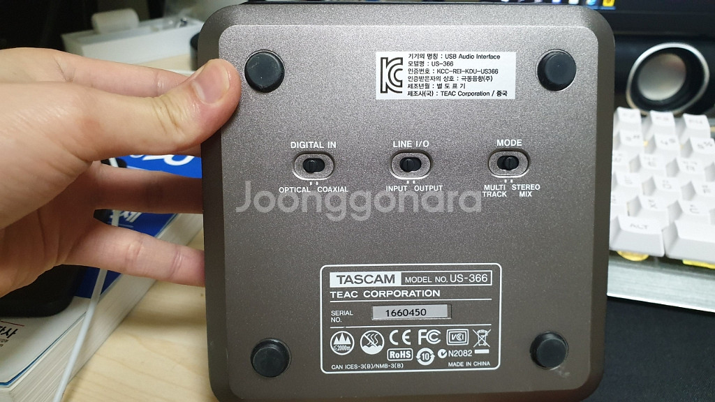 tascam us-366 오디오 인터페이스--2
