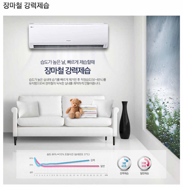 LG 휘센 인버터 에어컨 팝니다. --4