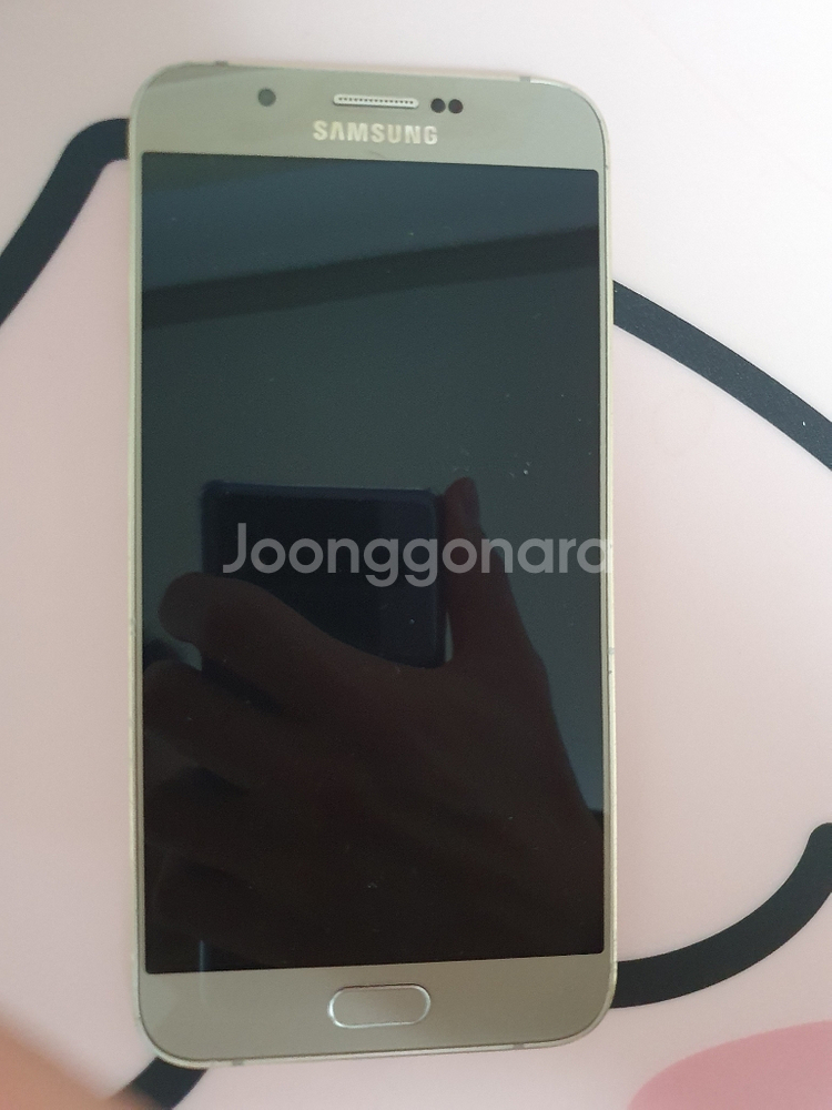 갤럭시 A8 골드 32G/ 공기계 --0
