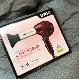 (새제품)유닉스 헤어드라이어