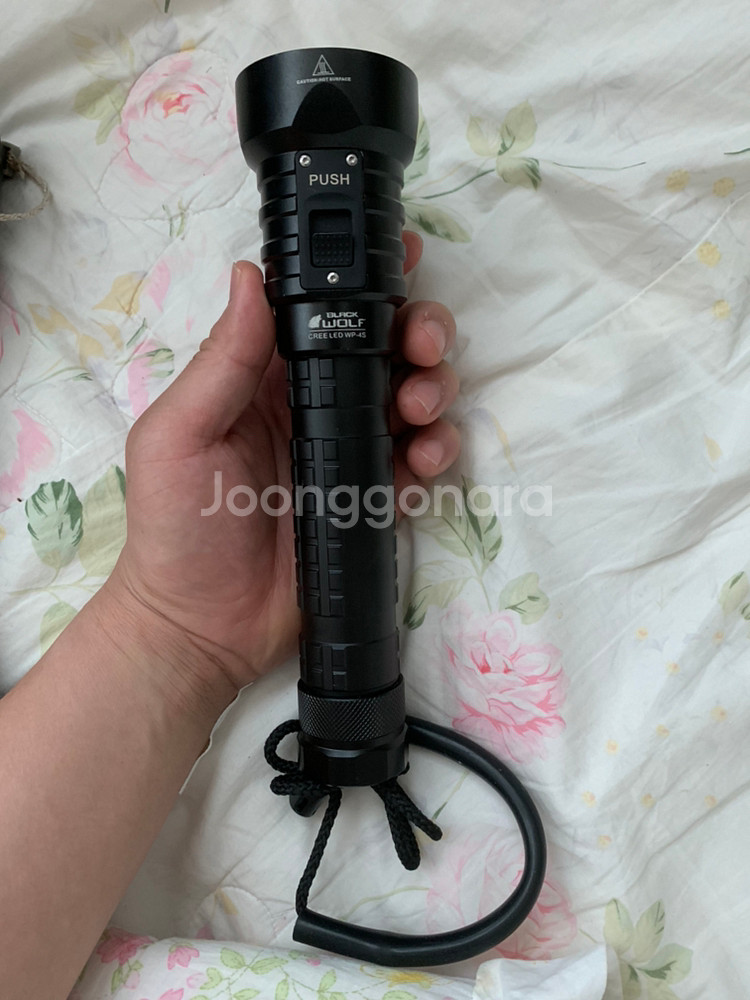 black wolf 후레쉬 팝니다 (수중후레쉬.손전등)--1