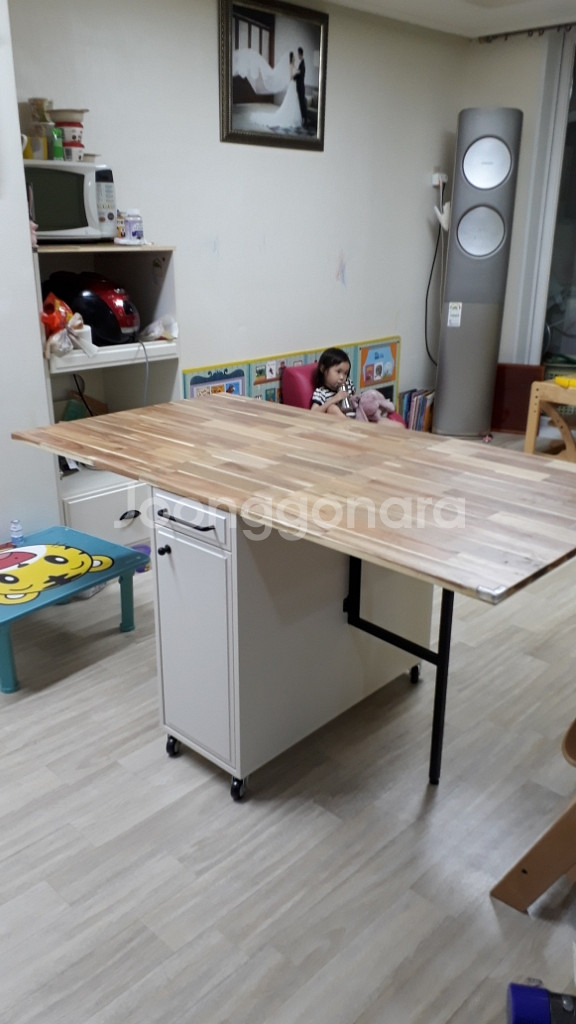 리센트빈즈접이식식탁--3