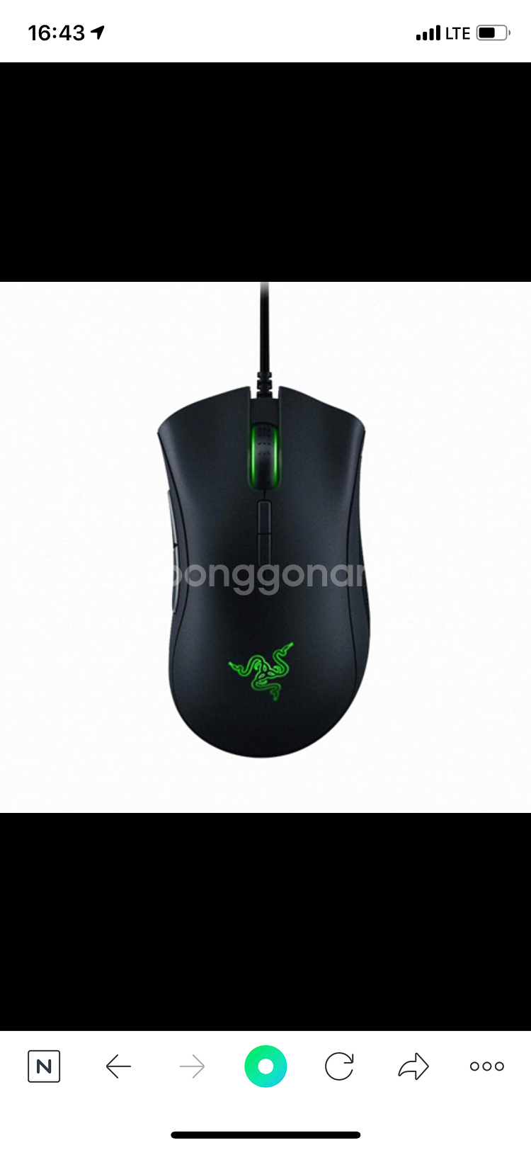 레이저 데스에더 엘리트 풀박 실사용 1.5개월--0