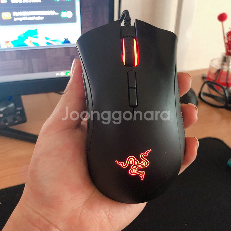 레이저 데스에더 엘리트 풀박 실사용 1.5개월--1