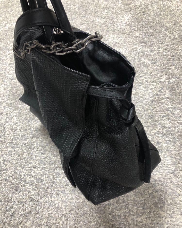 (초특가)루즈앤라운지 비안코살바토레 미디엄 블랙 가방 --8