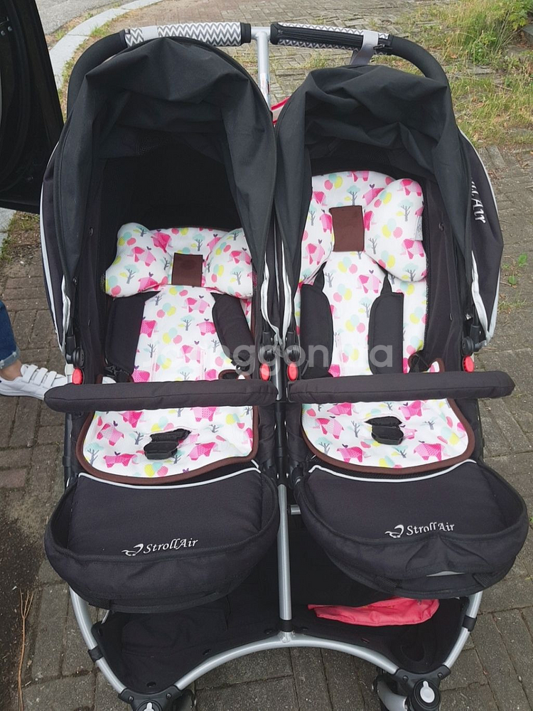 스트롤에어 쌍둥이 유모차--6