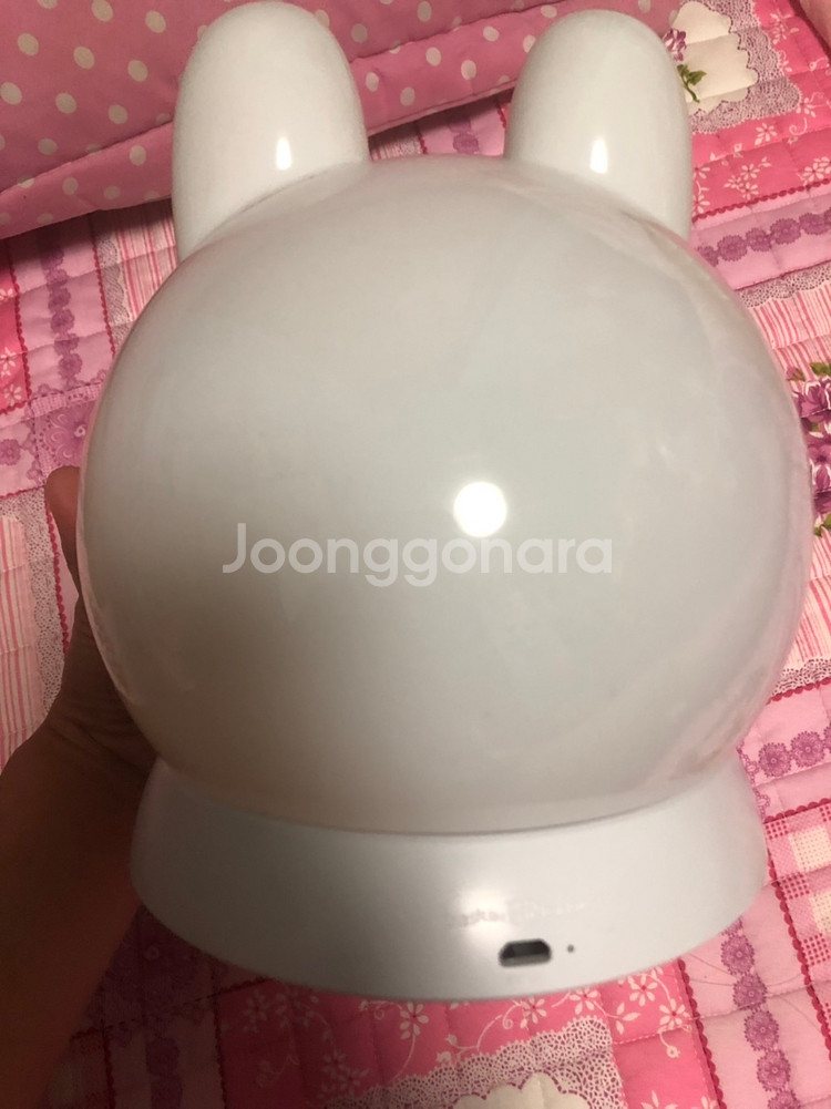 베스킨라빈스 오버액션토끼 무드등(오르골)--1