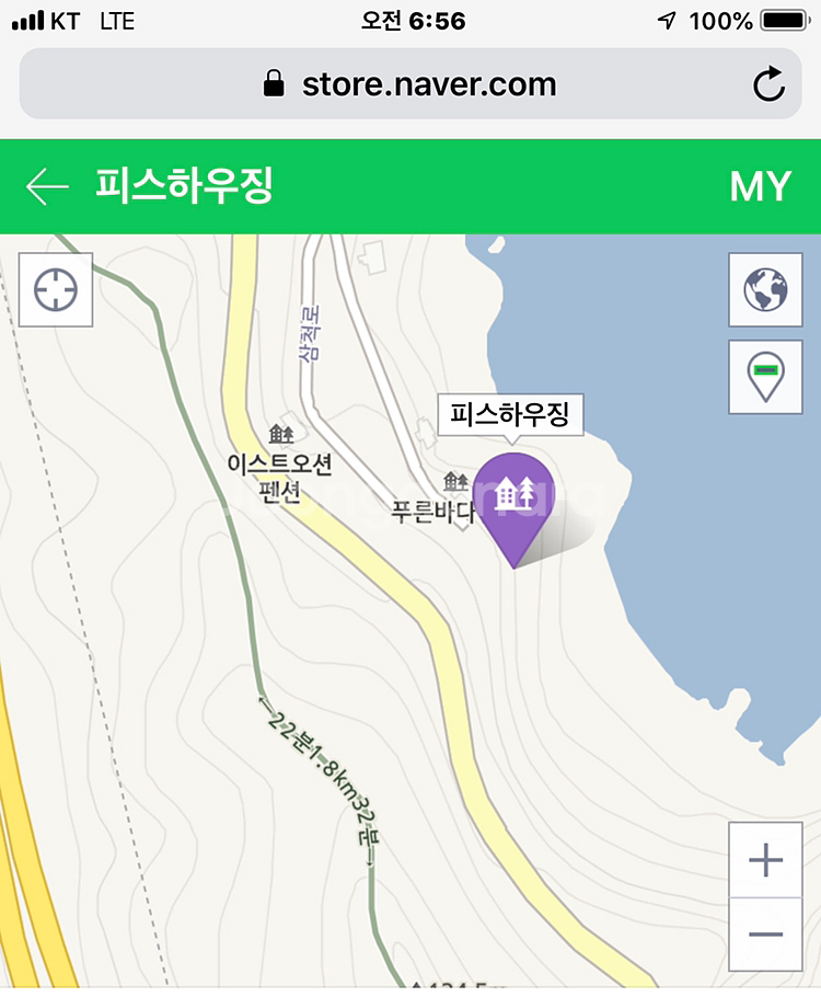 강원도 삼척시 오분동 바다가 바로보이는 신축펜션 15일--3