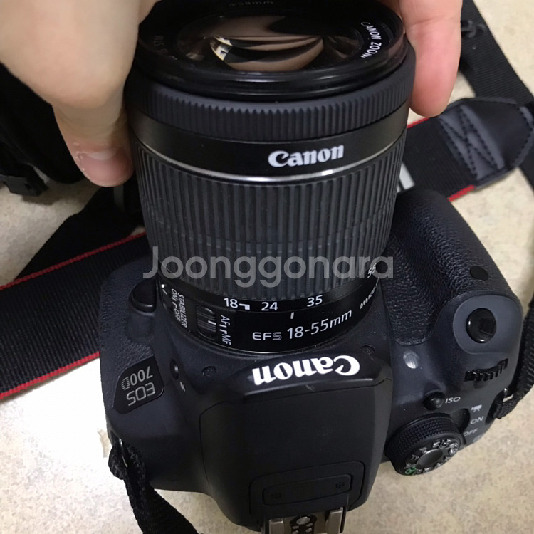 캐논 DSRL 700d 렌즈18-55mm 가방풀세트--3