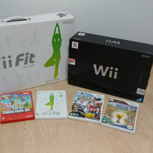 닌텐도 wii 2인세트 wii fit 포함