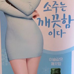 아이린 입간판 참이슬 등신대