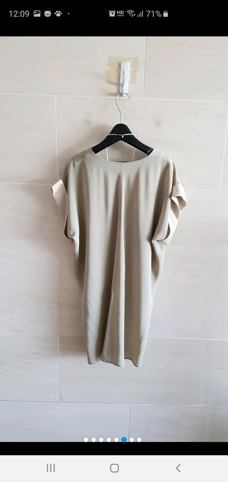 (정품) 발렌시아가 실크 롱튜닉 이미지