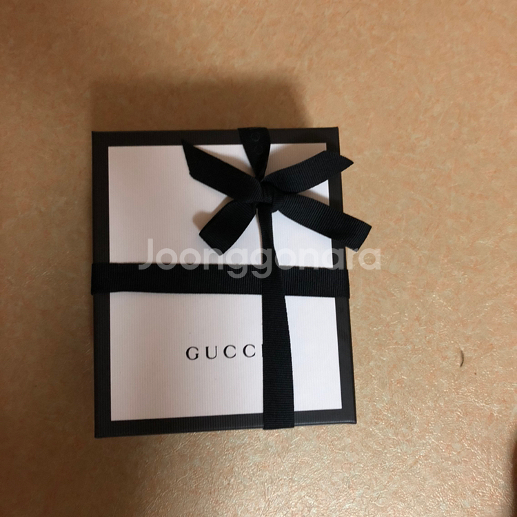 새상품)구찌 풀구성 정품 실비반지갑 화이트 마지막 가격--7