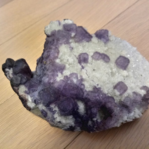 플루라이트 및 칼사이트 (힐링,광물,칼사이트,클러스터)