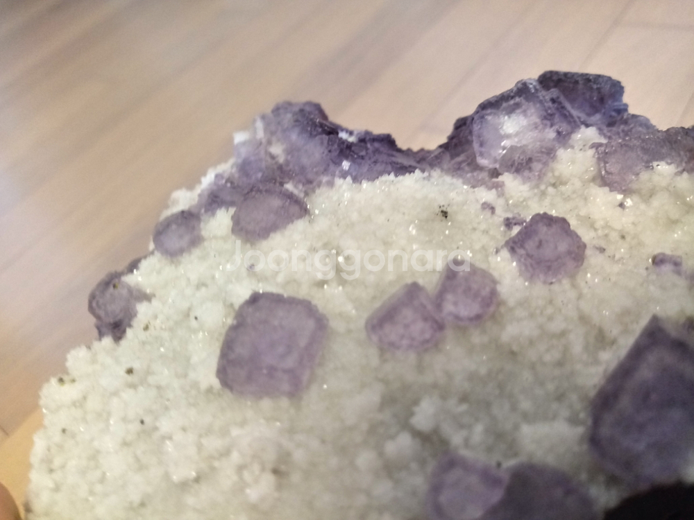 플루라이트 및 칼사이트 (힐링,광물,칼사이트,클러스터)--2