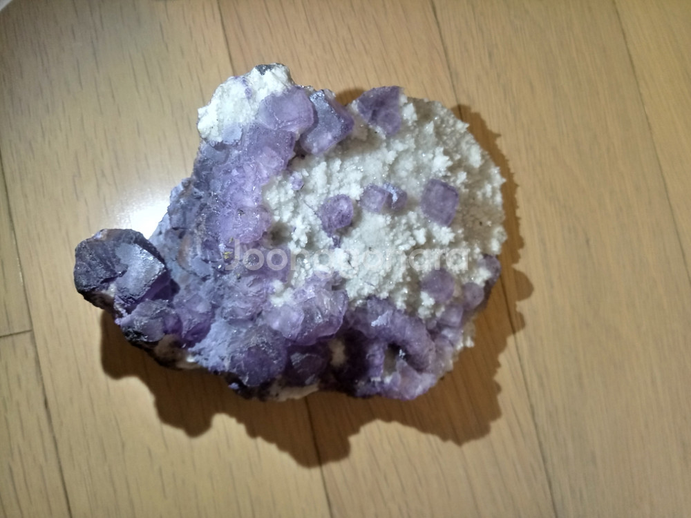 플루라이트 및 칼사이트 (힐링,광물,칼사이트,클러스터)--6