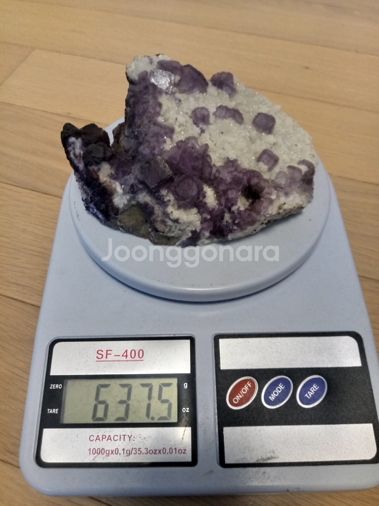 플루라이트 및 칼사이트 (힐링,광물,칼사이트,클러스터)--7