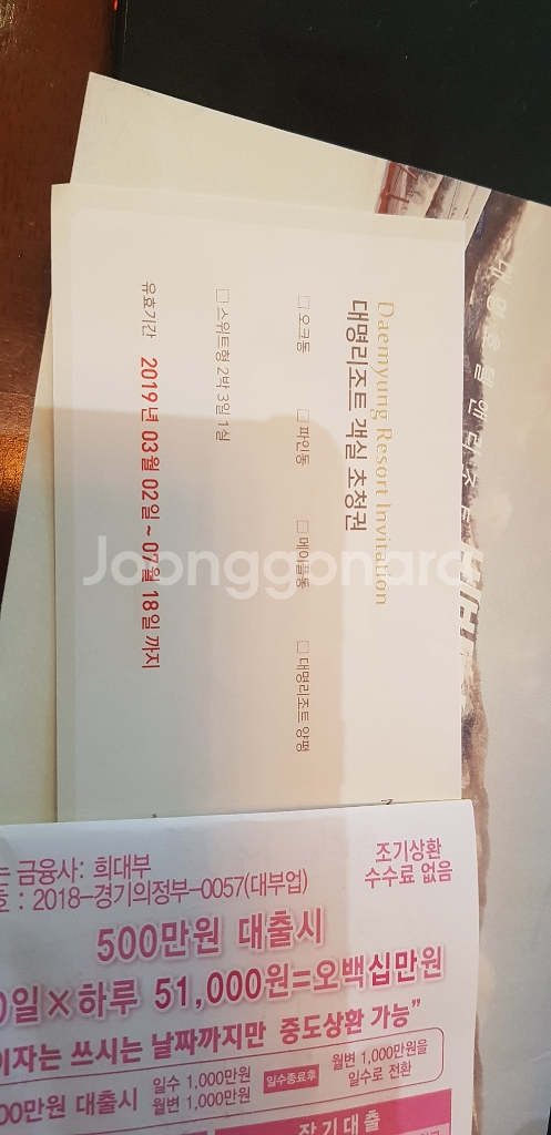 대명 리조트 비발디파크/양평 대명리조트 2박 스위트룸 --0