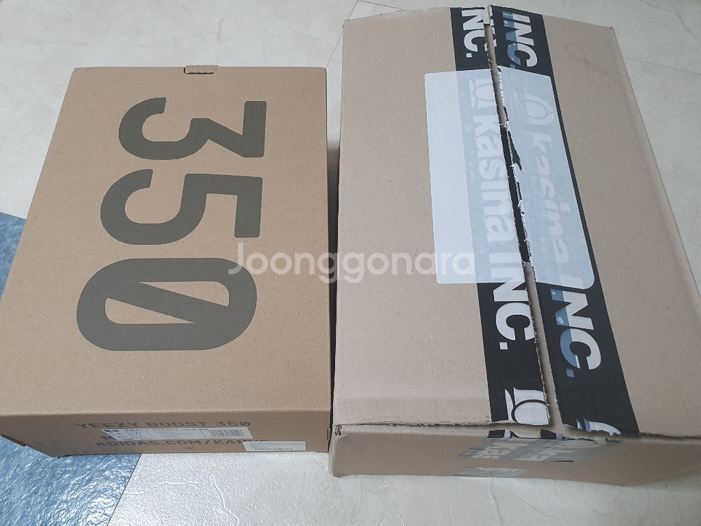 아디다스 이지부스트 350 신스 260size 팝ㄴ니다--3