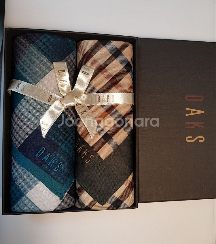 닥스 손수건 2매 (새상품)--0