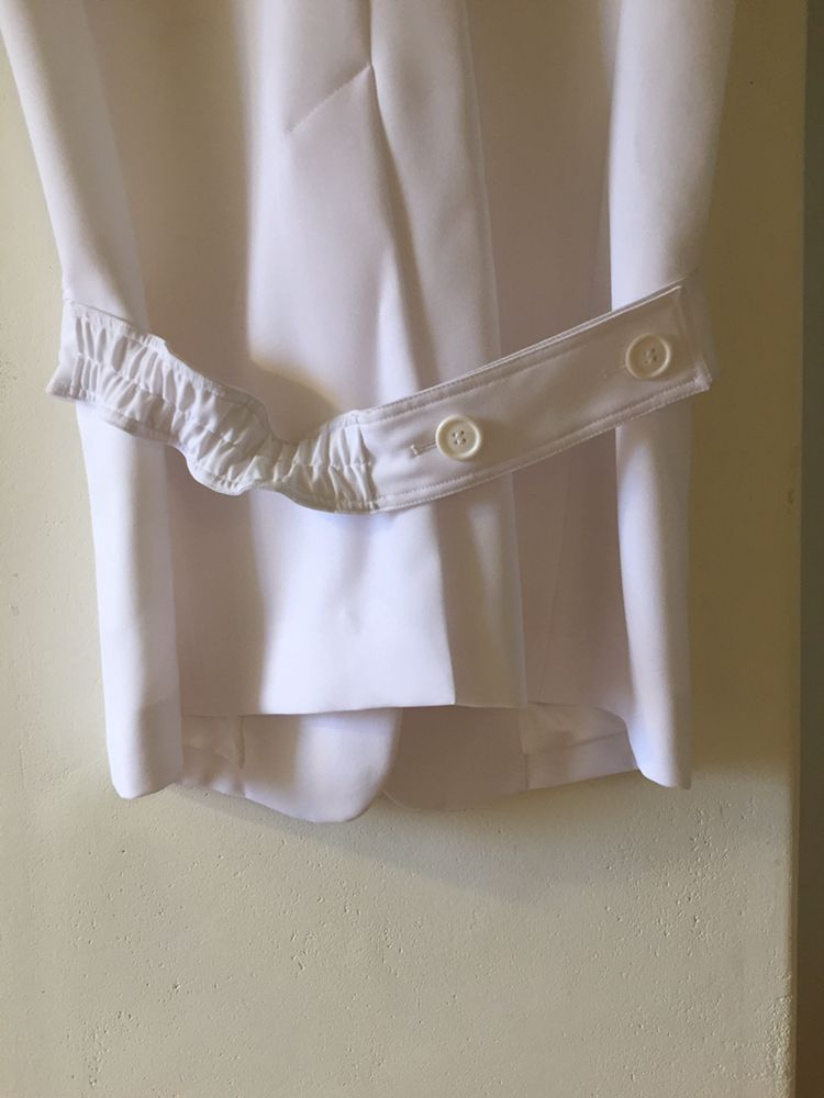 Celine 셀린 피비 화이트 민소매 수트 재킷 36--4