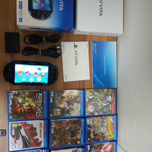 psvita 블루블랙sd16기가,타이틀10종 판매