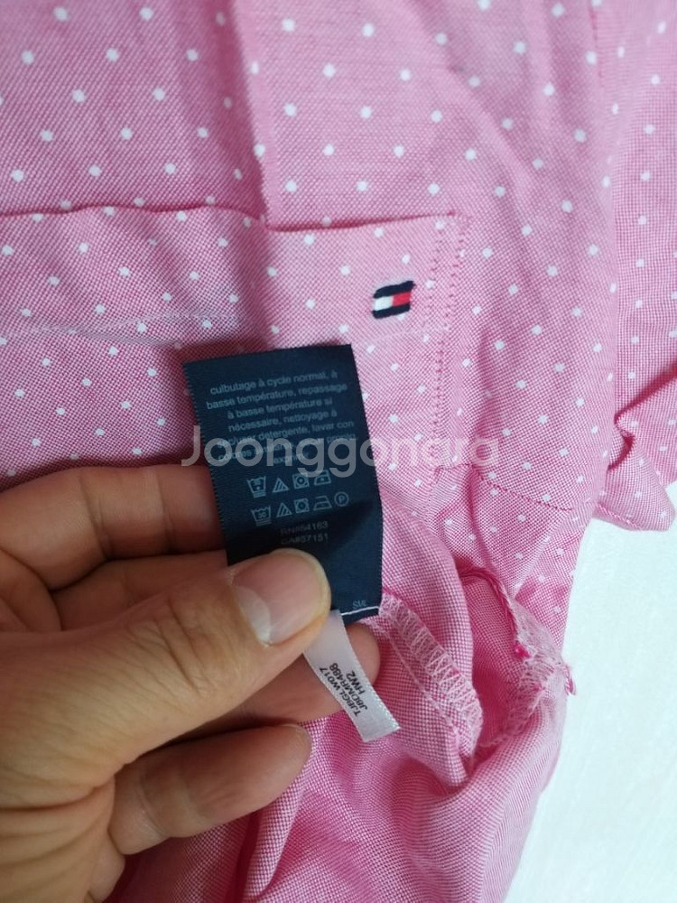여성 타미힐피거 깨끗한 남방 셔츠 (새상품.박시100)--3